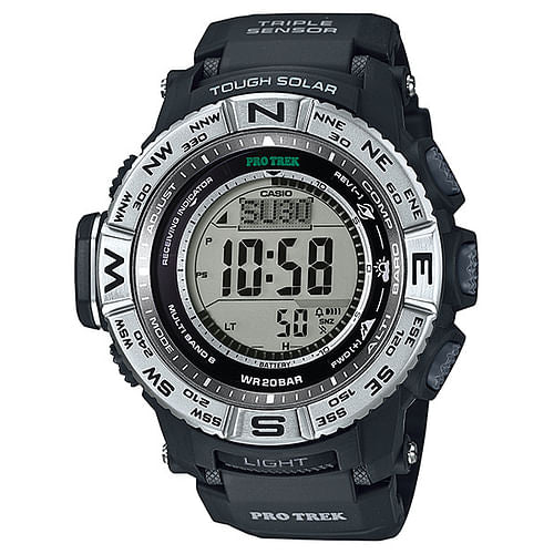 Casio Men's PRW-3500-1CR Atomic Resin Digital Watch